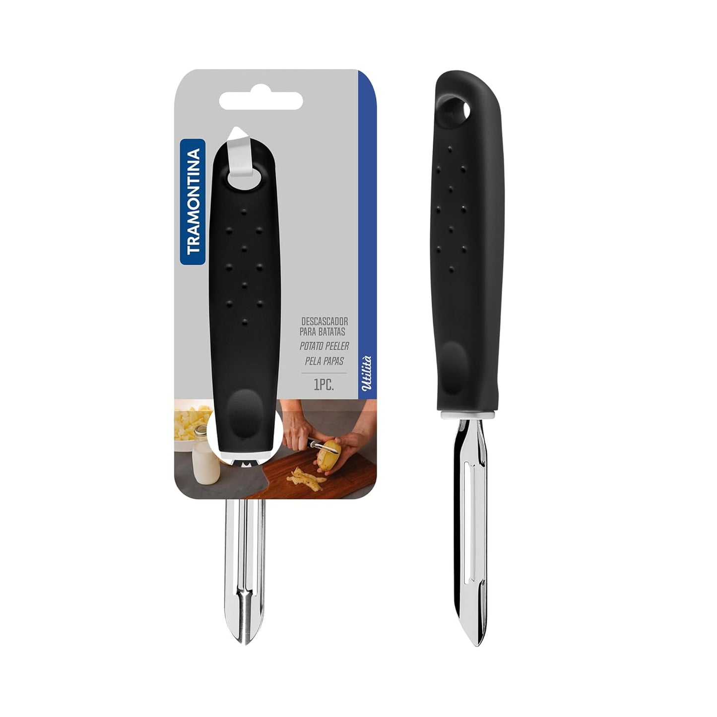 Tramontina Utilitá Stainless Steel Potato Peeler