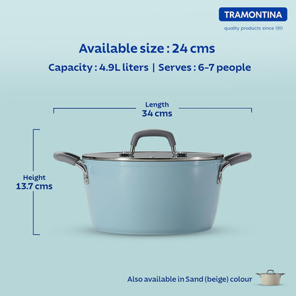 Tramontina Velo Forged Casserole 24 cm - Sea