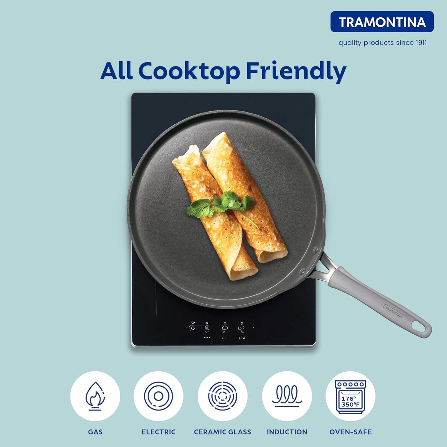 Tramontina Velo Forged Dosa Tawa 28 cm - Sea