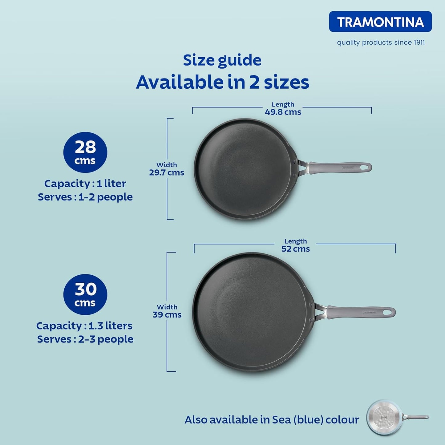Tramontina Velo Forged Dosa Tawa 30 cm - Sand