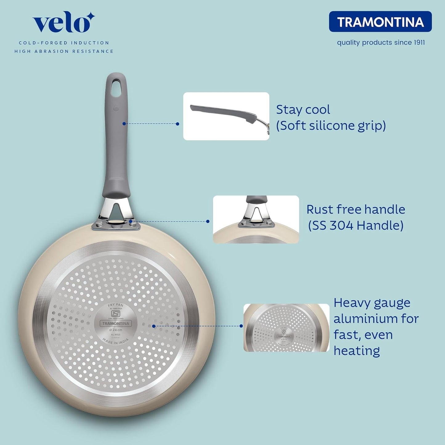 Tramontina Velo Forged Fry Pan 20 cm - Sand