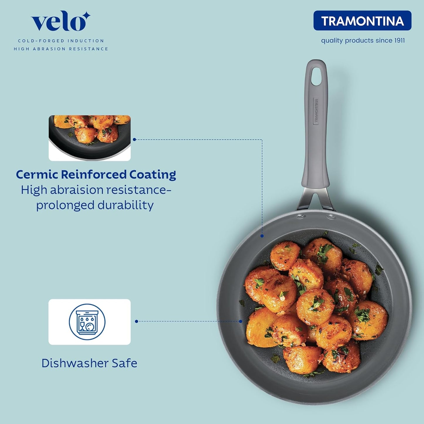 Tramontina Velo Forged Fry Pan 20 cm - Sea