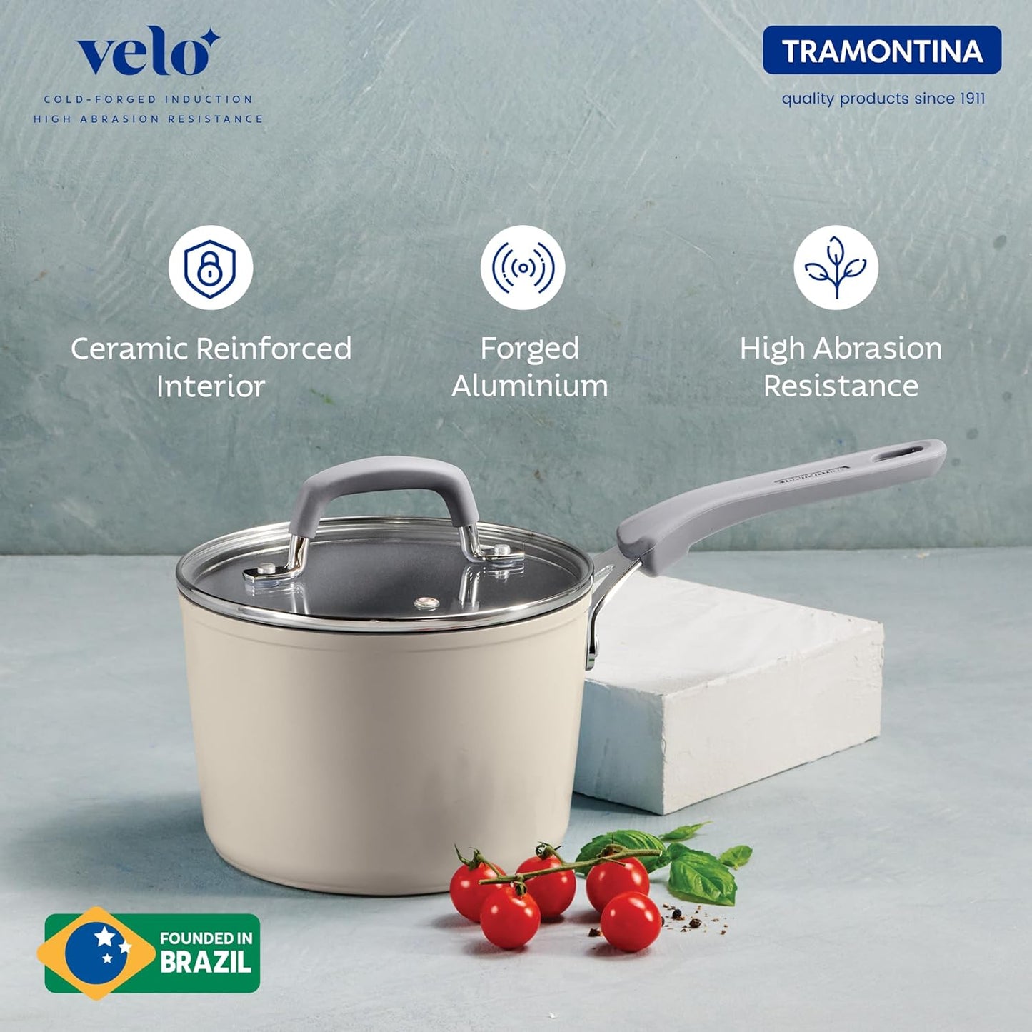 Tramontina Velo Forged Sauce Pan 16 cm - Sand