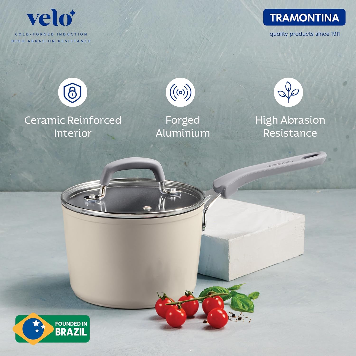 Tramontina Velo Forged Sauce Pan 16 cm - Sand