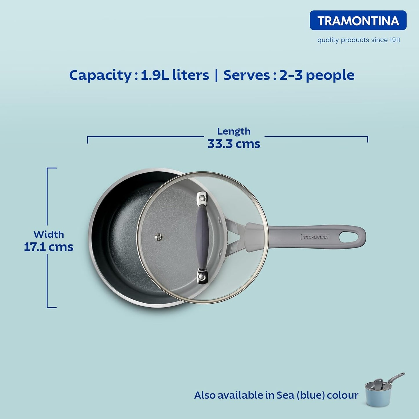 Tramontina Velo Forged Sauce Pan 16 cm - Sand