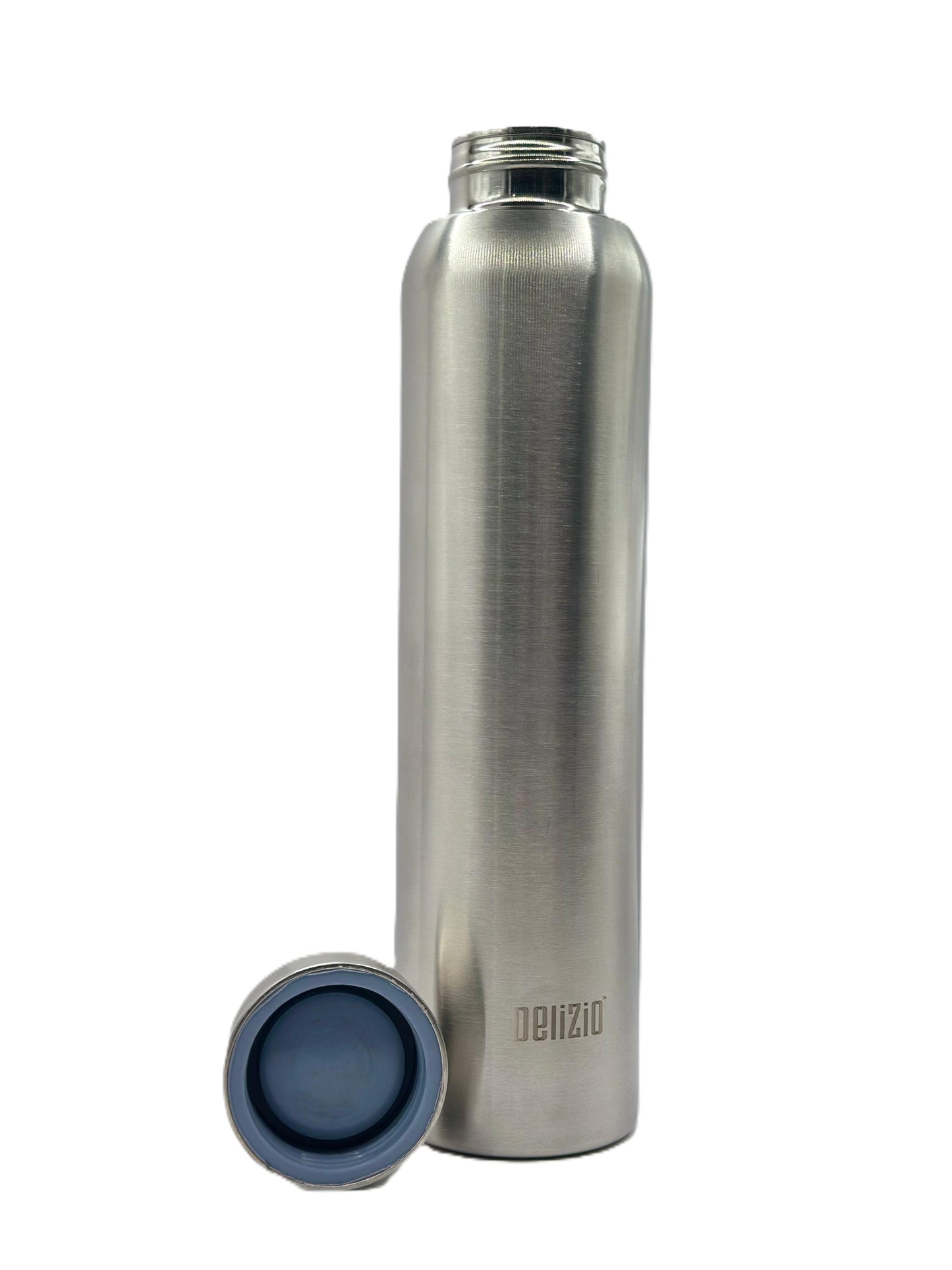KEMP DELIZIO SOLO Edition Stainless Steel Fridge Water Bottle 1000 ML | 1 L | Single Walled | Office | Gym | Travelling | Leak Proof LID | ECO Friendly | BPA Free | for Adult, Kids
