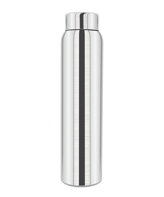 KEMP DELIZIO SOLO Edition Stainless Steel Fridge Water Bottle 1000 ML | 1 L | Single Walled | Office | Gym | Travelling | Leak Proof LID | ECO Friendly | BPA Free | for Adult, Kids