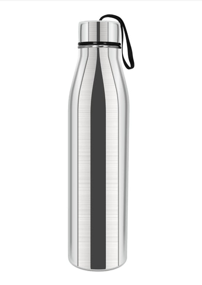 KEMP DELIZIO COLA Edition Stainless Steel Fridge Water Bottle 1000 ML | 1 L | Single Walled | Office | Gym | Travelling | Leak Proof LID | ECO Friendly | BPA Free | for Adult, Kids