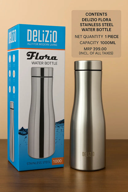 Delizio Flora Stainless Steel Water Bottle
