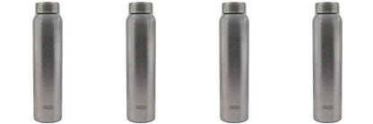 KEMP DELIZIO SOLO Edition Stainless Steel Fridge Water Bottle 1000 ML | 1 L | Single Walled | Office | Gym | Travelling | Leak Proof LID | ECO Friendly | BPA Free | for Adult, Kids