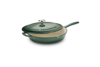 Tramontina Bestow Enameled Cast Iron Covered Skillet