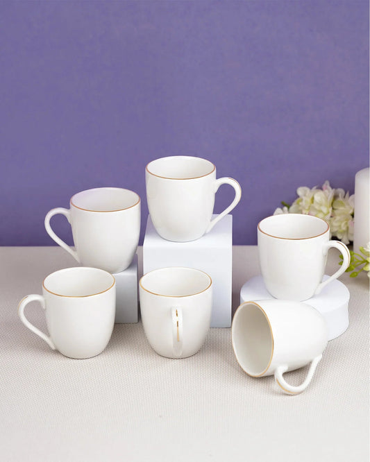 Vola Pristine Mini Sip Cup Set of 6 | 110ml Porcelain Espresso