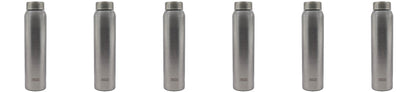 KEMP DELIZIO SOLO Edition Stainless Steel Fridge Water Bottle 1000 ML | 1 L | Single Walled | Office | Gym | Travelling | Leak Proof LID | ECO Friendly | BPA Free | for Adult, Kids