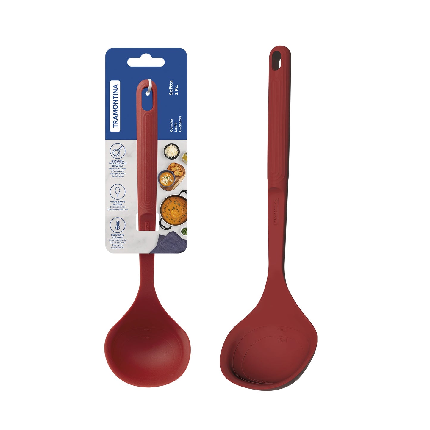 Tramontina Softta Silicone Ladle