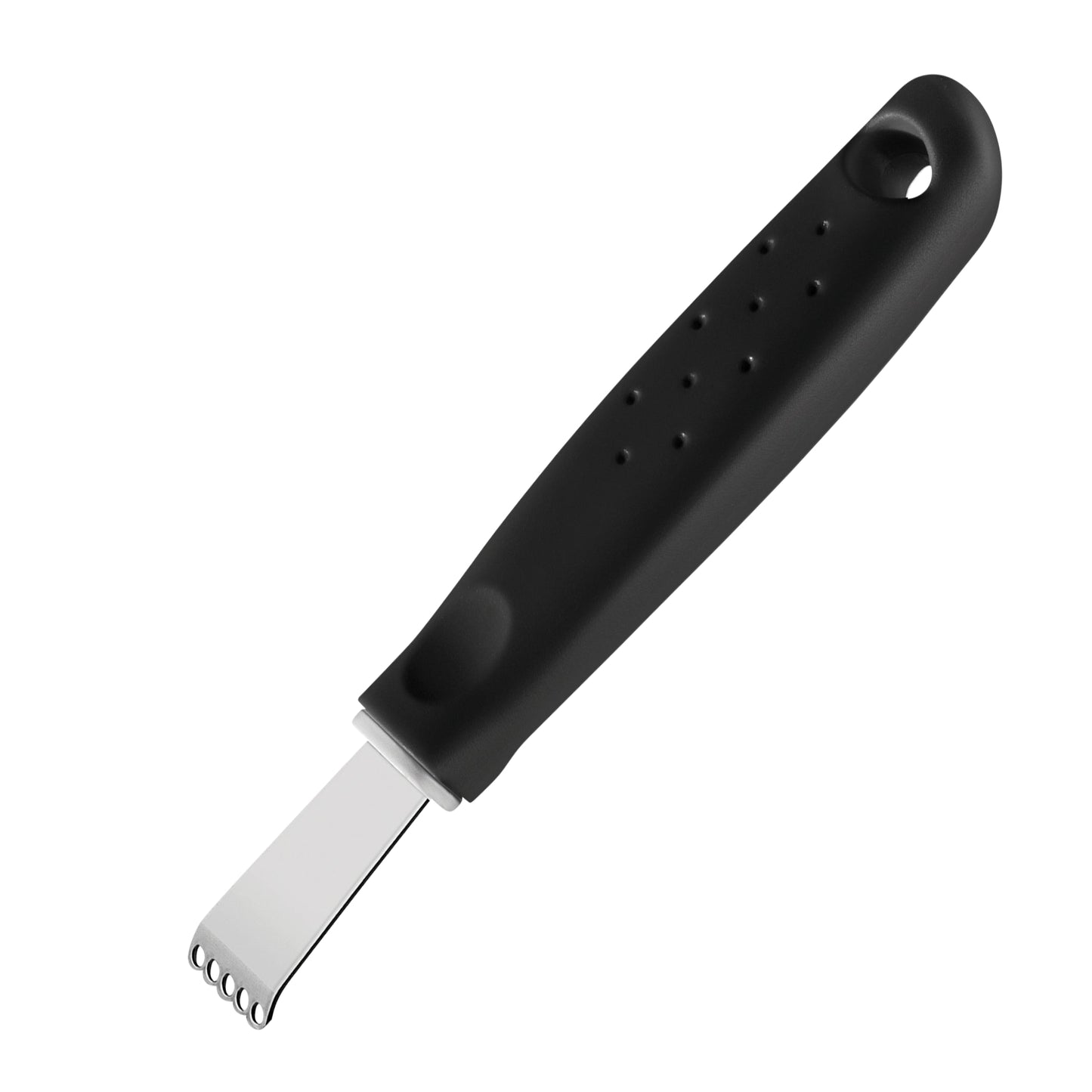 Tramontina Utilitá Stainless Steel Lemon Grater with Black Polypropylene Handle