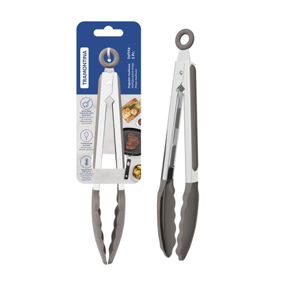 Tramontina Softta Silicone Small Tong - Grey