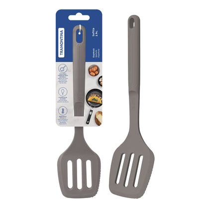 Tramontina Softta Silicone Hollow Spatula - Grey